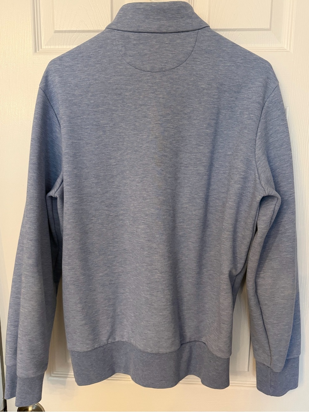 Ralph Lauren Light Blue Half-Zip Sweater - Picture 2 of 3